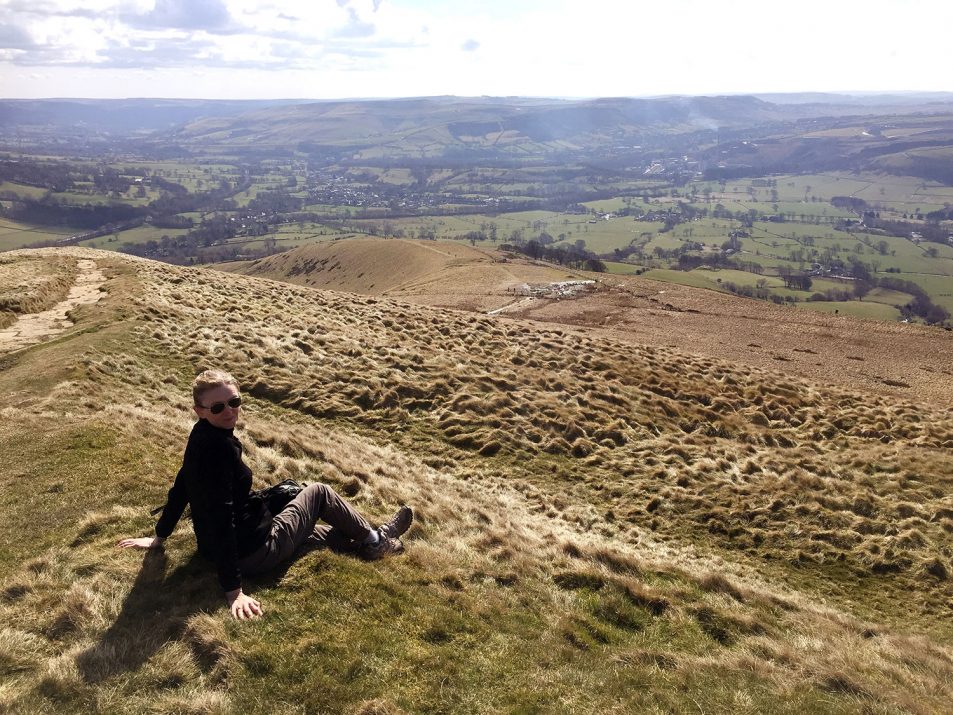 Jill walking lose hill