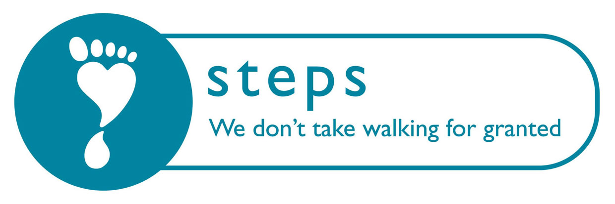 Something for granted. Stepper logo. Steps logo.