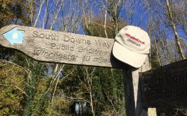 Best foot forward. Winchester to Exton in 46,000 steps.