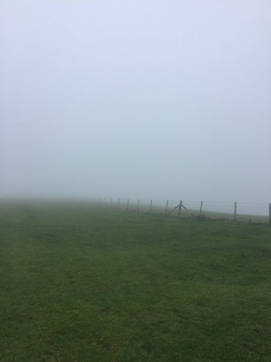 Fog on Firle Beacon