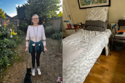Jill Pringle and the setup for post-op recovery at home